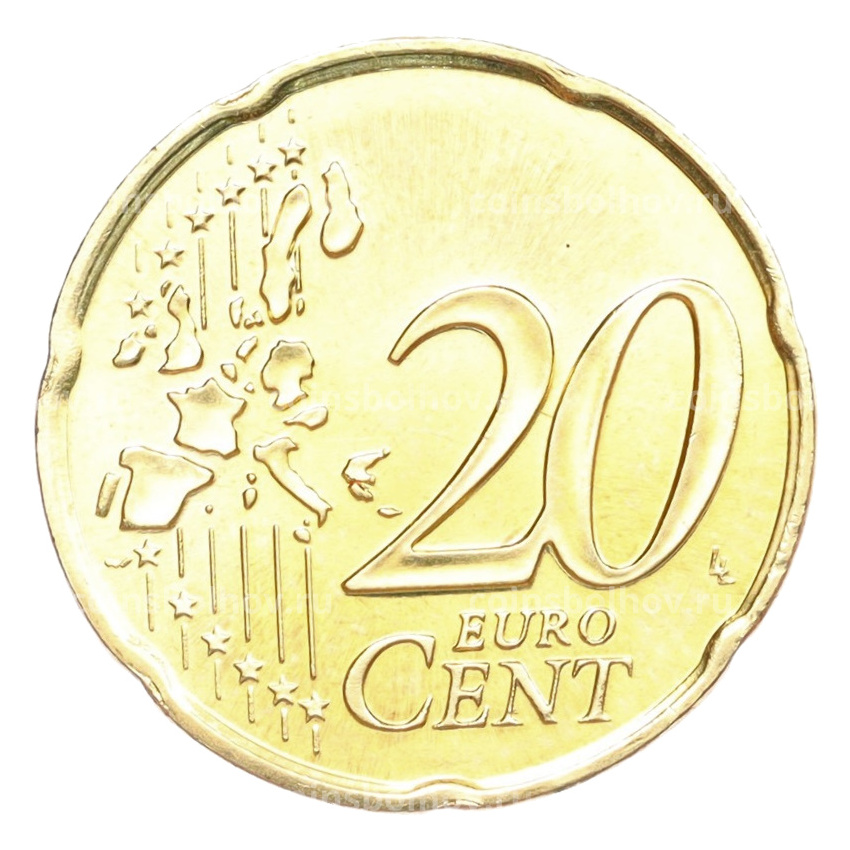 Монета 20 евроцентов 2002 года Монако (вид 2)