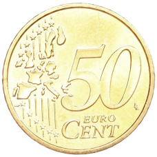 Монета 50 евроцентов 2003 года Монако (реверс)