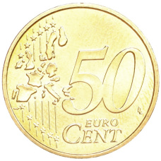 Монета 50 евроцентов 2003 года Монако (реверс)