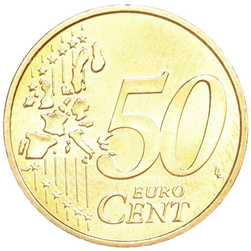 Монета 50 евроцентов 2003 года Монако (вид 2)