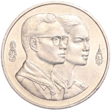 Монета 100 бат 1993 года Таиланд «Международная конференция скаутов» (аверс)