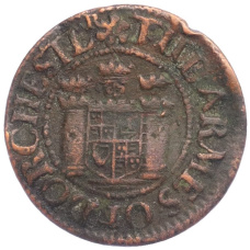 Монета Жетон платежный «Армия Дорчестера» Великобритания (Брак) (аверс)