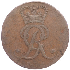 Монета 4 пфеннига 1795 года Брауншвейг — Люннебург (реверс)