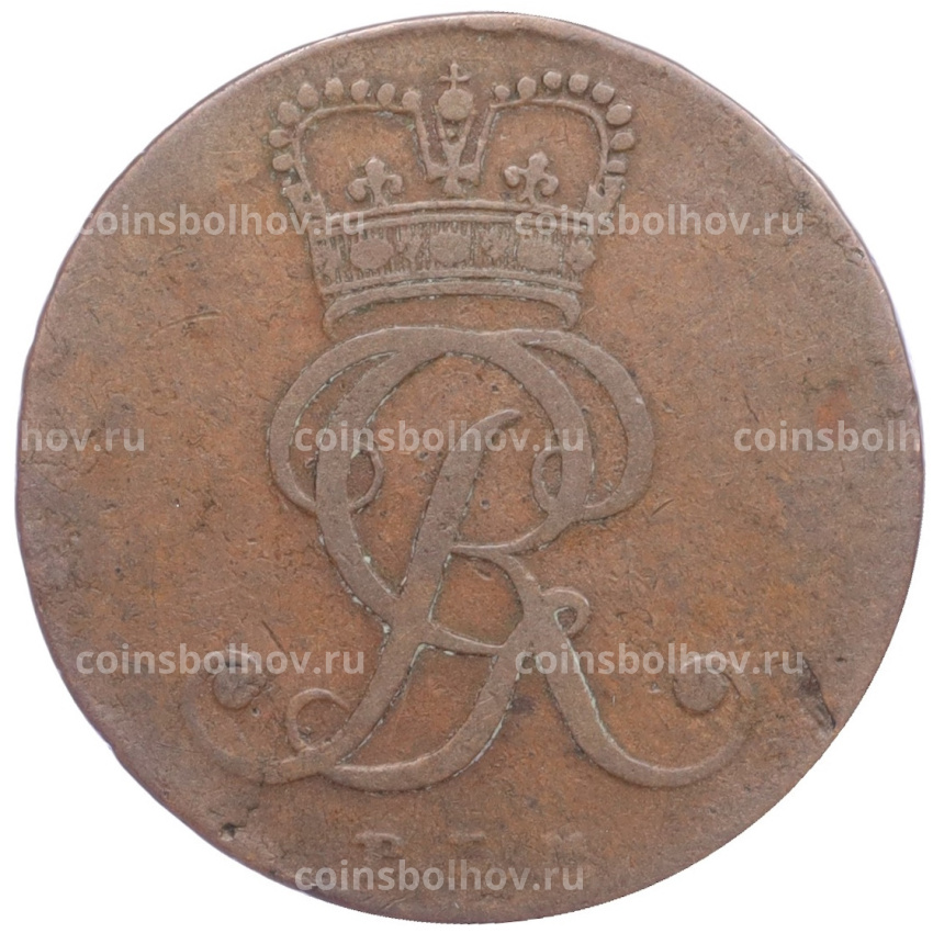 Монета 4 пфеннига 1795 года Брауншвейг — Люннебург (вид 2)