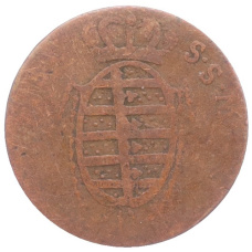 Монета 1 пфенниг 1822 года Саксен-Кобург-Заальфельд (реверс)