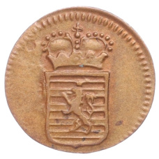 Монета 1/2 лиарда 1784 года Люксембург (реверс)