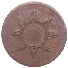 Монета 1 пфенниг 1819 года Франкфурт (реверс)