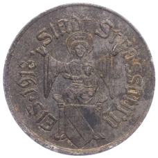 Монета 10 пфеннигов 1918 года Германия - Страсбург (нотгельд) (аверс)