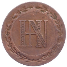 Монета 3 сантима 1809 года Вестфалия (реверс)