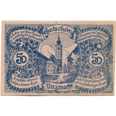 Банкнота 50 геллеров 1920 года Австрия — Унгенах (нотгельд) (аверс)