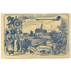 Банкнота 10 геллеров 1920 года Австрия — Унгенах (нотгельд) (аверс)