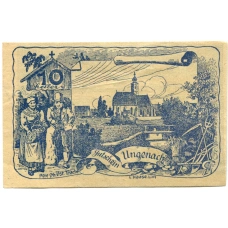 Банкнота 10 геллеров 1920 года Австрия — Унгенах (нотгельд) (аверс)