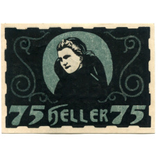 Банкнота 75 геллеров 1920 года Австрия — Ульрихсберг (нотгельд) (аверс)
