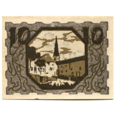 Банкнота 10 геллеров 1920 года Австрия — Ульрихсберг (нотгельд) (аверс)