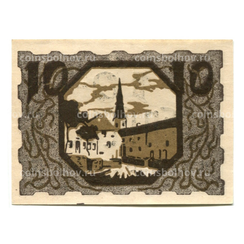 Банкнота 10 геллеров 1920 года Австрия — Ульрихсберг (нотгельд)