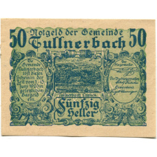 Банкнота 50 геллеров 1920 года Австрия — Тульнербах (нотгельд) (аверс)