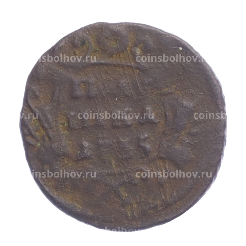 Монета Полушка 1735 года - Перечекан