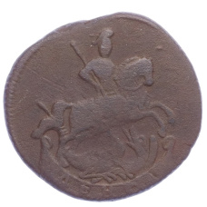 Монета Денга 1759 года (реверс)