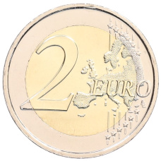 Монета 2 евро 2025 года Словения «100 лет со дня рождения Мики Мустера» (реверс)