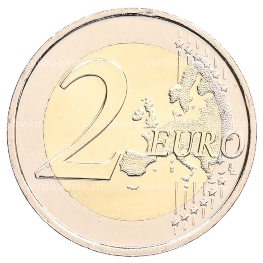 Монета 2 евро 2025 года Словения «100 лет со дня рождения Мики Мустера» (вид 2)