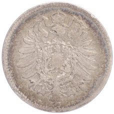 Монета 1 марка 1873 года D Германия (реверс)