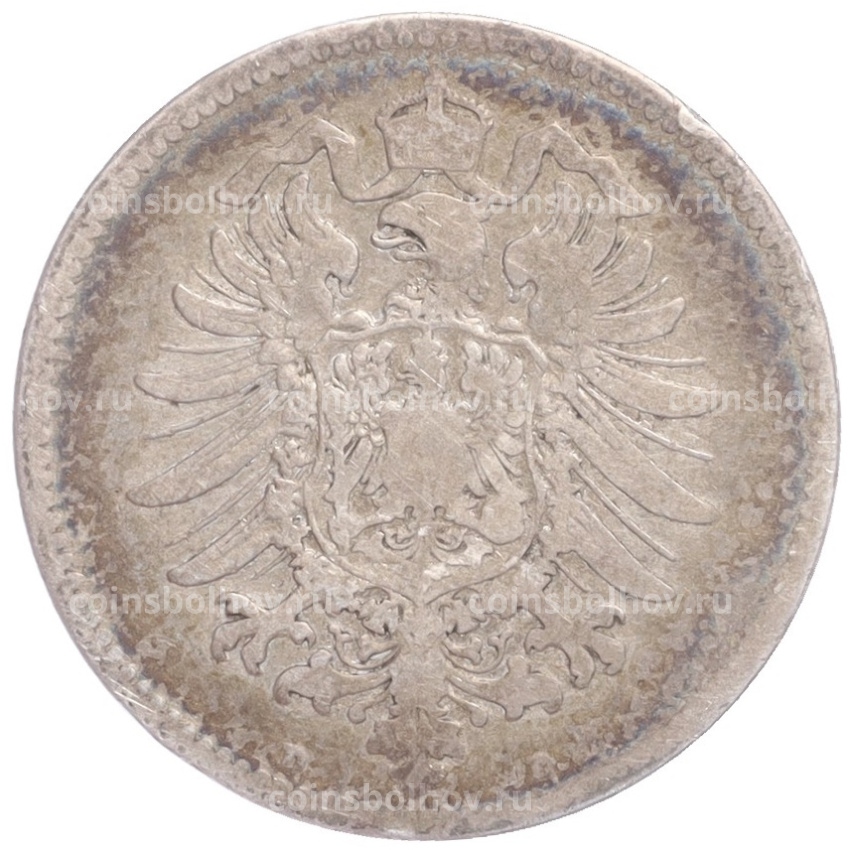 Монета 1 марка 1873 года D Германия (вид 2)