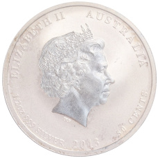 Монета 50 центов 2013 года Австралия «Австрало-американский мемориал Второй Мировой войны» (реверс)
