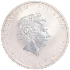 Монета 50 центов 2013 года Австралия «Австрало-американский мемориал Второй Мировой войны» (реверс)