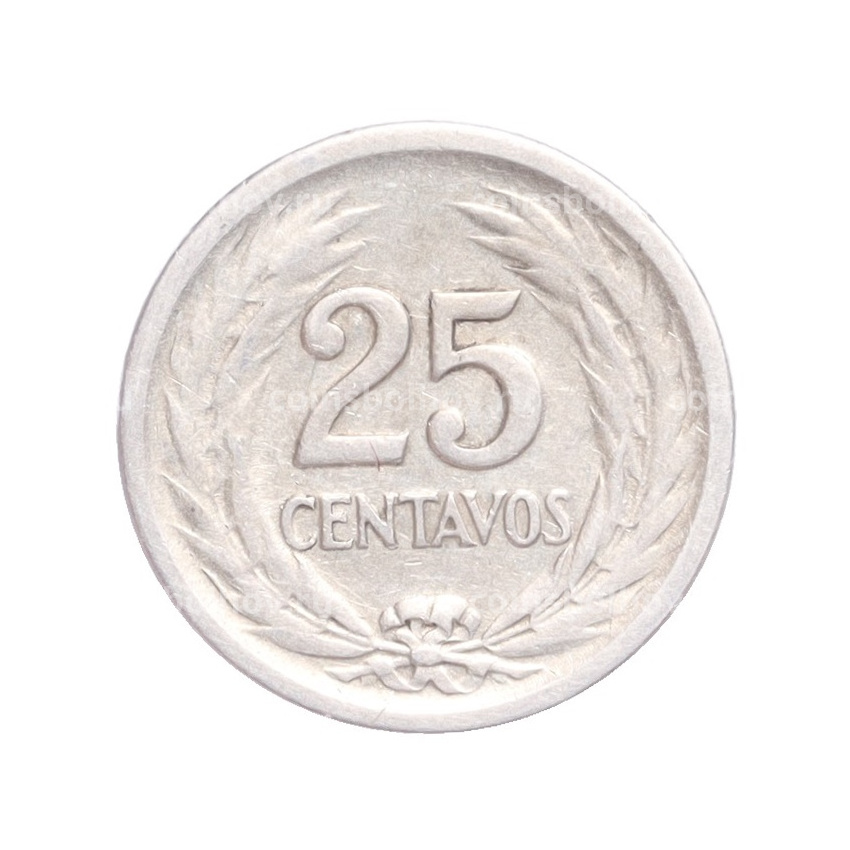 Монета 25 сентаво 1953 года Сальвадор (вид 2)