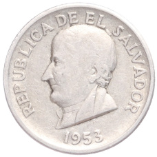 Монета 50 сентаво 1953 года Сальвадор (аверс)