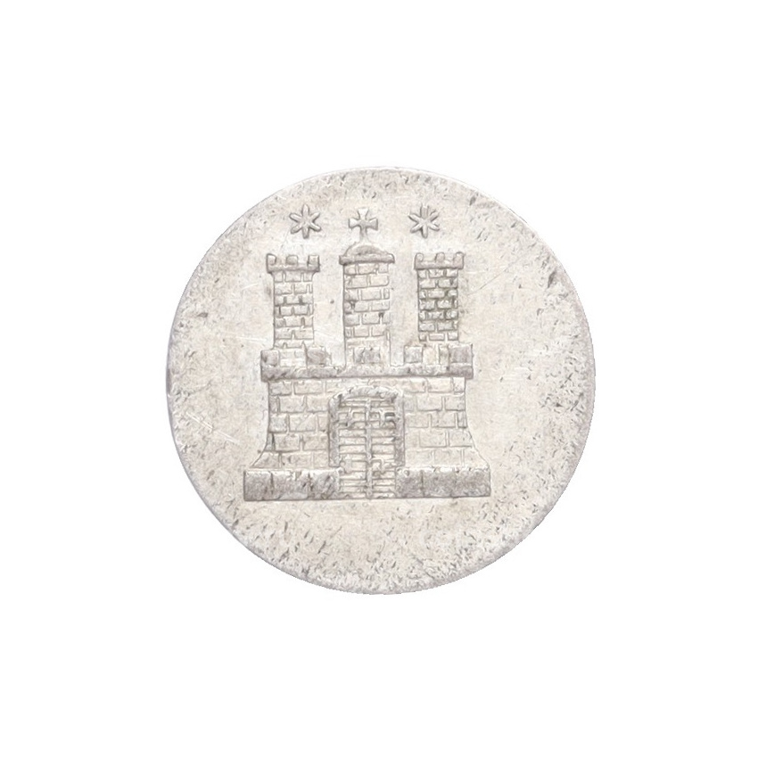 Монета 1 сешлинг 1846 года Гамбург (вид 2)