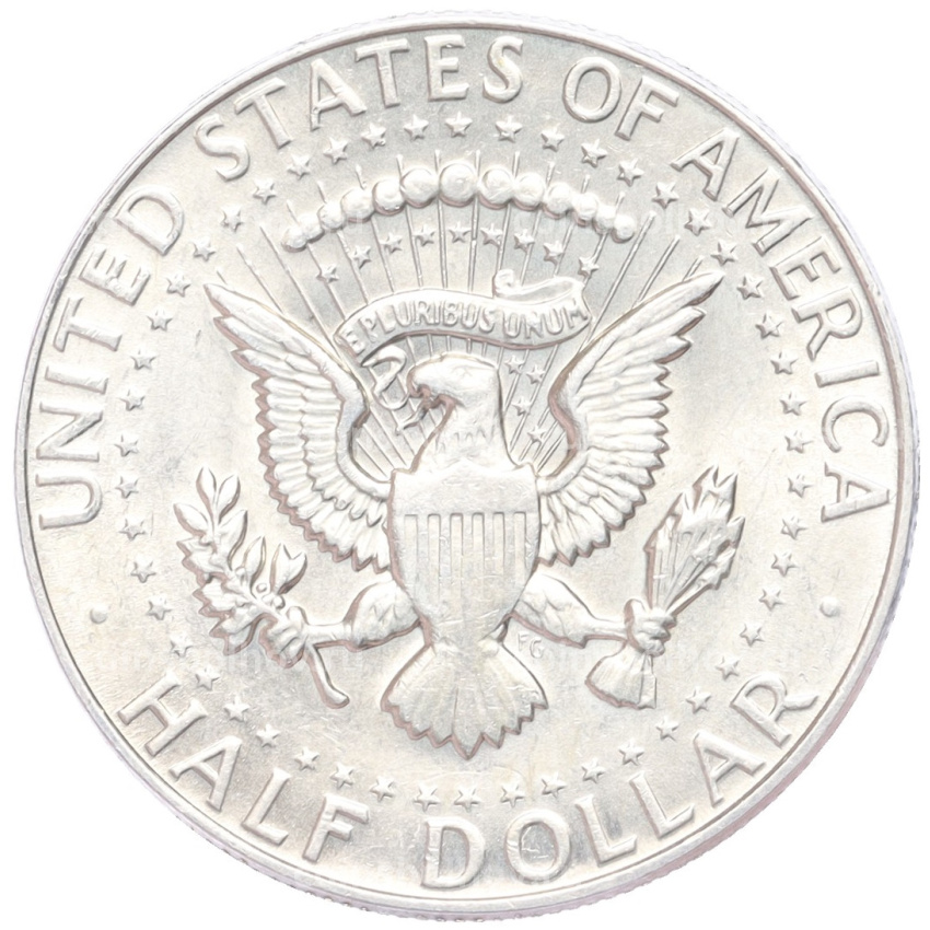 Монета 1/2 доллара (50 центов) 1967 года США (вид 2)