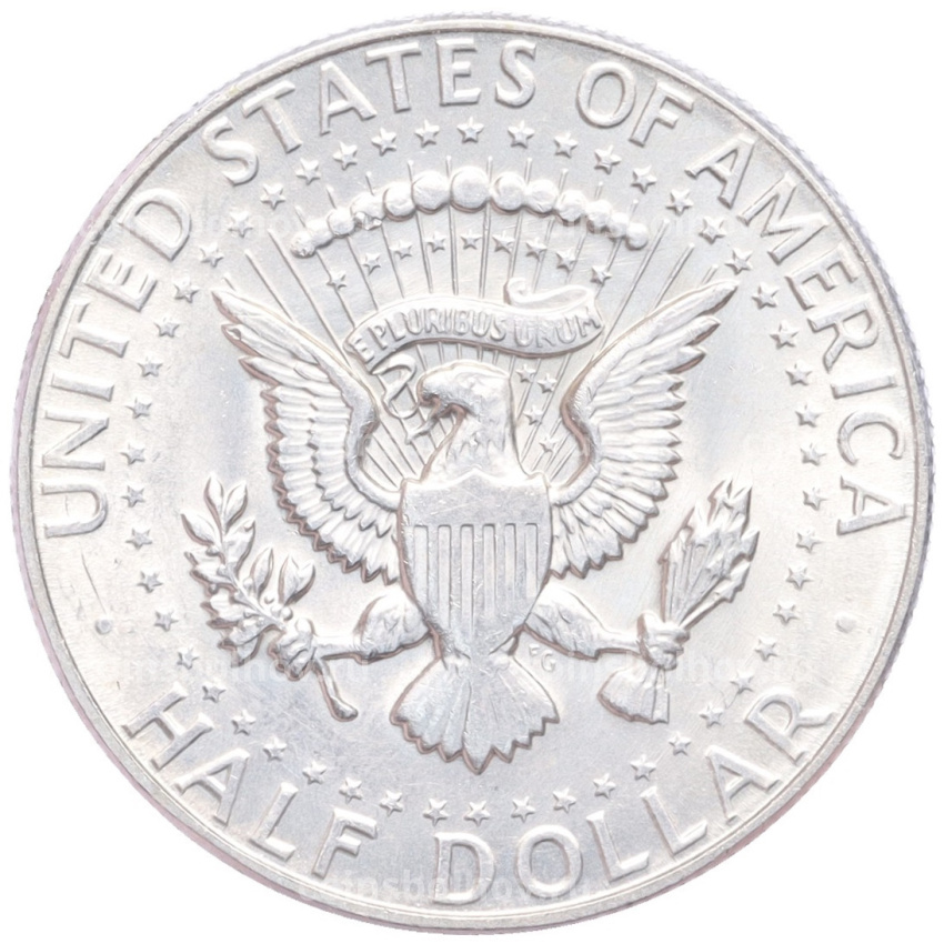 Монета 1/2 доллара (50 центов) 1966 года США (вид 2)