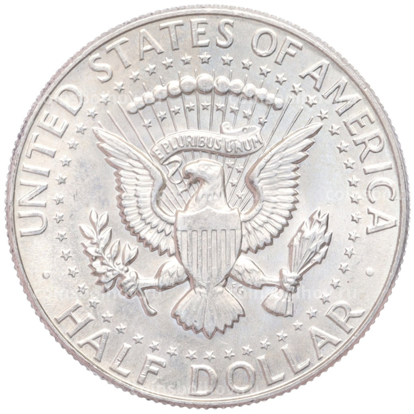Монета 1/2 доллара (50 центов) 1966 года США (вид 2)