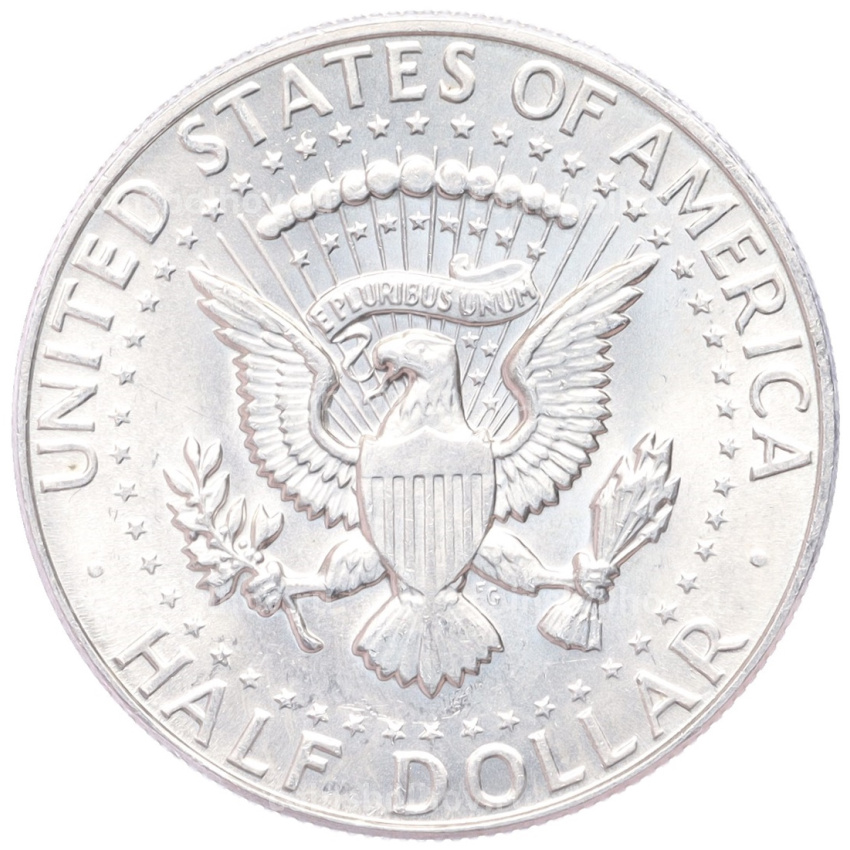 Монета 1/2 доллара (50 центов) 1967 года США (вид 2)