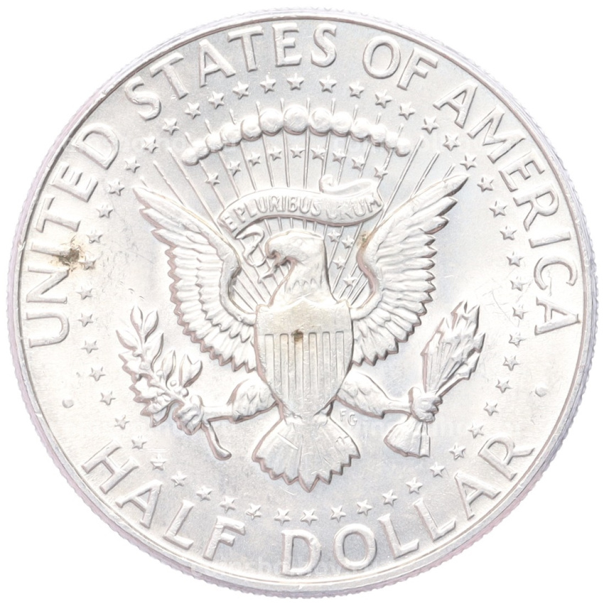 Монета 1/2 доллара (50 центов) 1967 года США (вид 2)