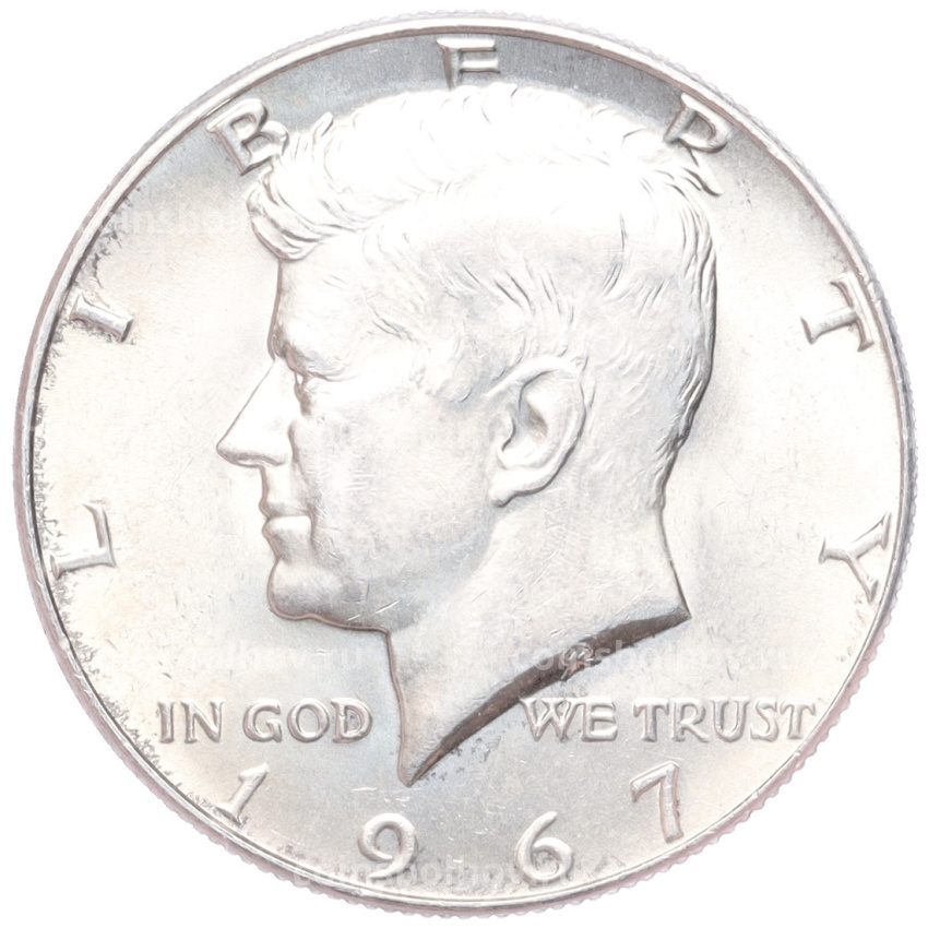 Монета 1/2 доллара (50 центов) 1967 года США