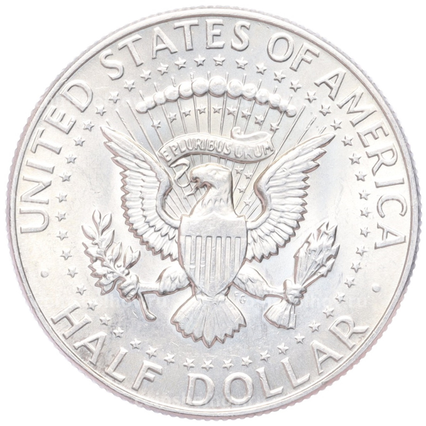 Монета 1/2 доллара (50 центов) 1967 года США (вид 2)