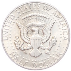Монета 1/2 доллара (50 центов) 1967 года США (реверс)