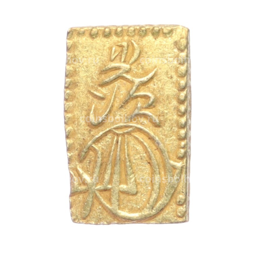 Монета 2 бу 1818-1869 года Япония