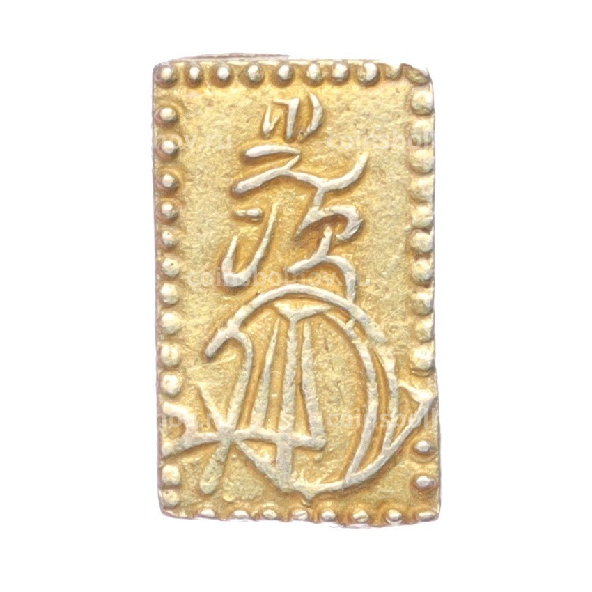 Монета 2 бу 1818-1869 года Япония