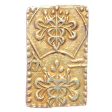 Монета 2 бу 1818-1869 года Япония (реверс)