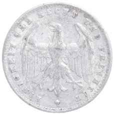 Монета 200 марок 1923 года D Германия (реверс)