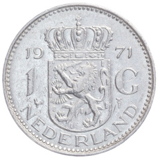Монета 1 гульден 1971 года Нидерланды (аверс)