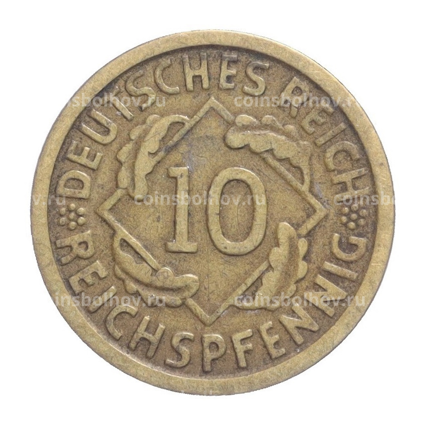 Монета 5 рейхспфеннигов 1924 года E Германия (вид 2)