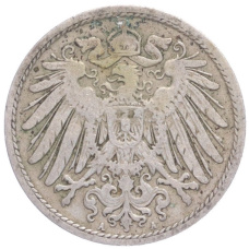 Монета 10 пфеннигов 1899 года A Германия (реверс)