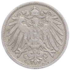 Монета 10 пфеннигов 1906 года A Германия (реверс)