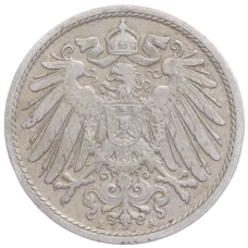 Монета 10 пфеннигов 1906 года A Германия (реверс)