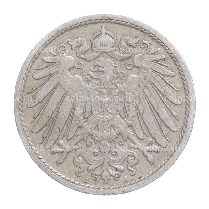 Монета 10 пфеннигов 1906 года A Германия (вид 2)