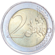 Монета 2 евро 2012 года Португалия «Гимарайнш — культурная столица Европы» (Цветная) (реверс)